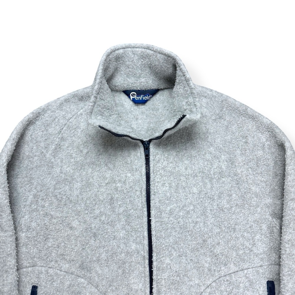 Vintage‎ Penfield Full Zip Polar Fleece Jacket Men's L Gray Made in USA - Picture 4 of 15